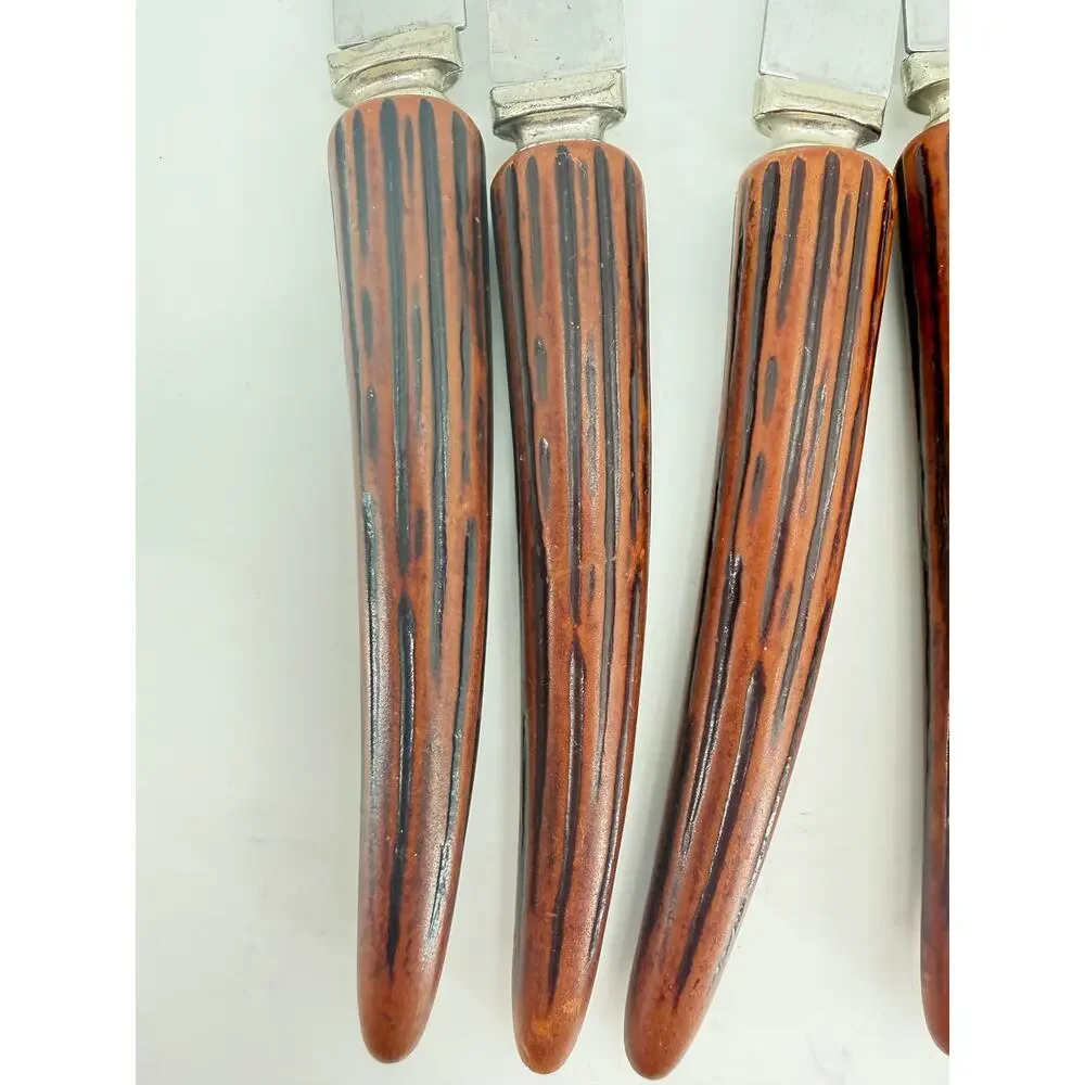 Wavercrest Regent Sheffield England Steak Knives Set 8 Carving Knife Vintage
